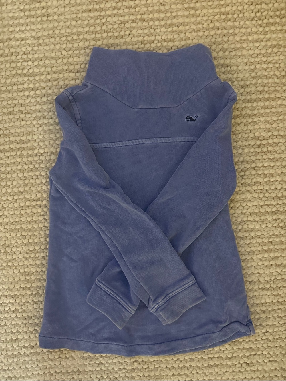 Vineyard Vines Girls Cozy Funnel Neck Long-Sleeve Top - Blue